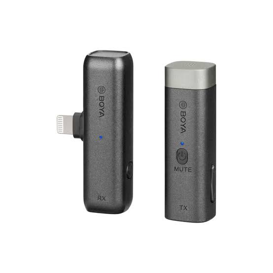 BOYA BY-WM3D Digital True-Wireless Microphone System for iOS Devices, Cameras, Smartphones (2.4 GHz)