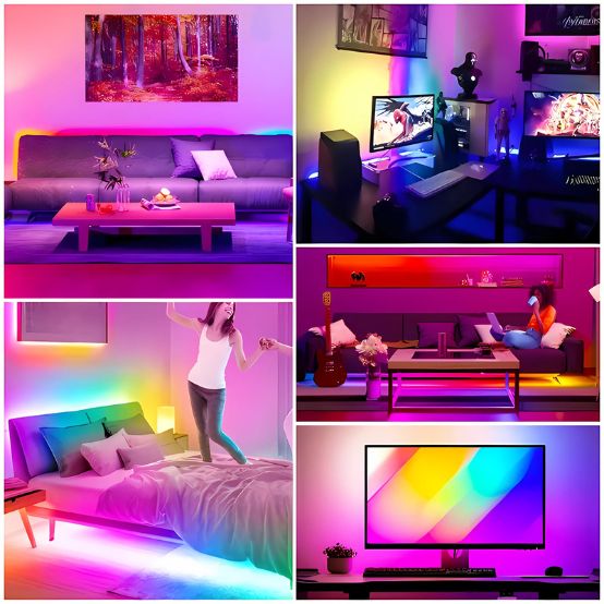 3 Meter RGB LED Strip Light with Mobile App Control