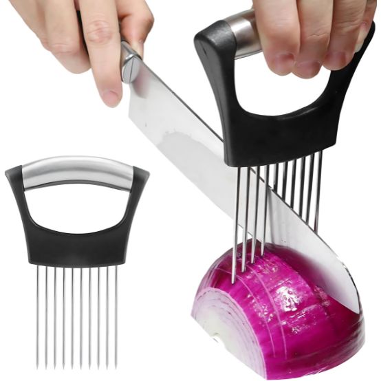 Onion Holder Comb- Tomato Onion Vegetables Slicer