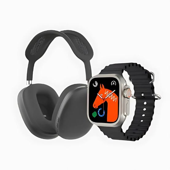 P9 ULTRA 2 SMART WATCH COMBO WITH HEADPHONES