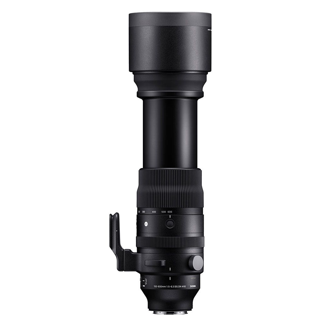 Sigma 150-600MM F5-6.3 DG DN OS Sports Lens - Side view highlighting rugged build for outdoor photography
