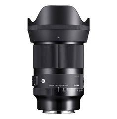 Sigma 35mm F1.4 DG DN Art lens with hood for Sony E, L-Mount- Delenzo Mart