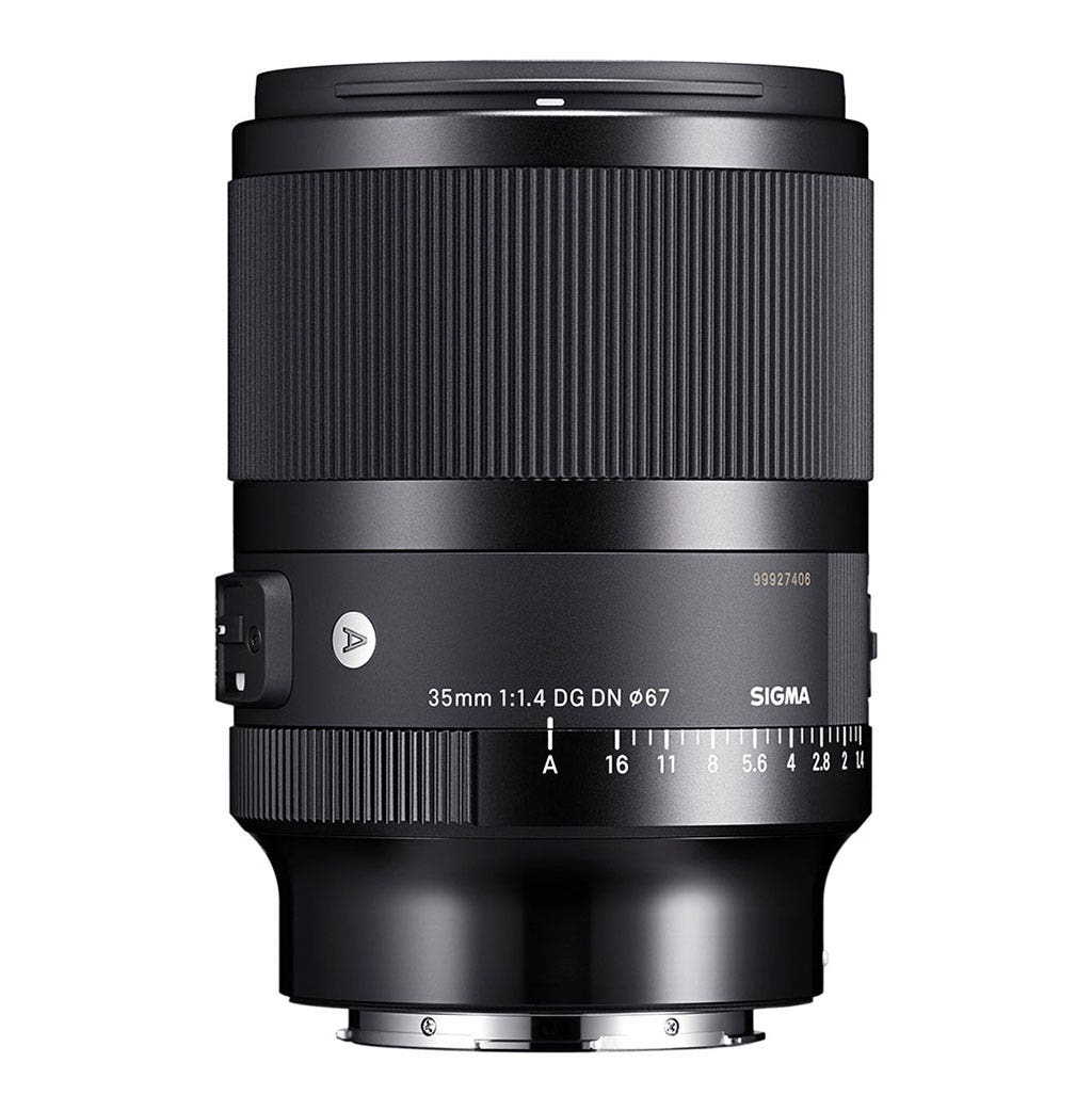 Sigma 35mm F1.4 DG DN Art lens without hood for mirrorless- Delenzo Mart