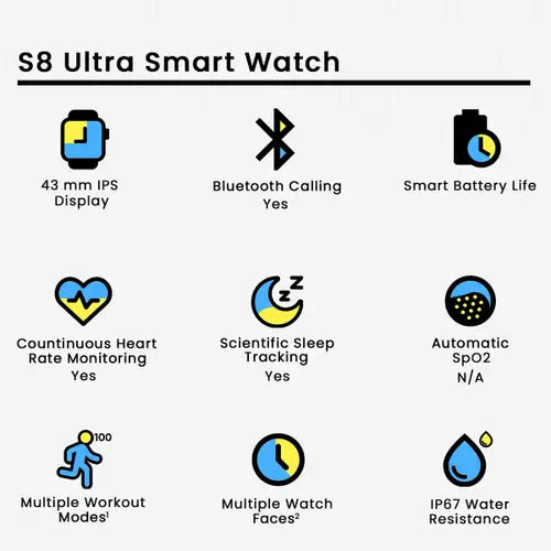 s8 ultra smart watch with advance features