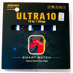 Ultra 10 smart watch with 10 straps